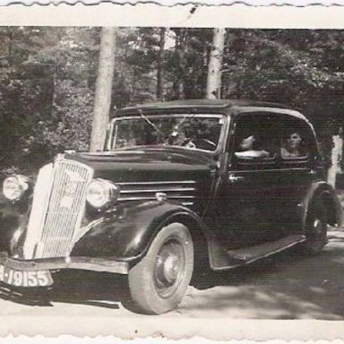 Kenteken: A 19155; Auto Eildert Steenhuis 1931, foto: P. Steenhuis.