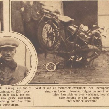 Kenteken: A 5837; foto: "Het Noorden in Woord en Beeld" 08-01-1926