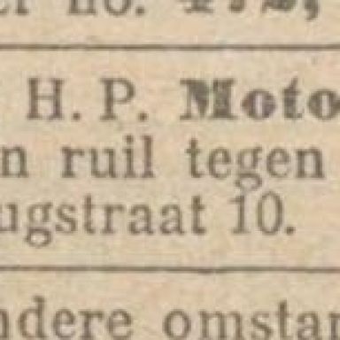 Kenteken: A 914; Advertentie Nieuwsblad van het Noorden, 25-07-1912