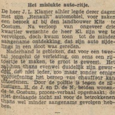 Kenteken: A 6734; Nieuwsblad van het Noorden, 07-05-1928