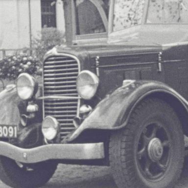 Kenteken: A 23091; Diamond T, foto: still uit de film "Daguerre club naar Giethoorn", J. Thie, 1935, coll. GrA (2209-0488)