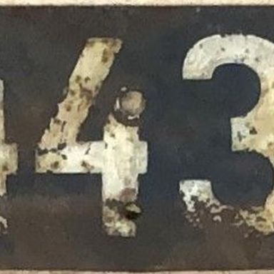 Kenteken: A 44304; Kentekenplaat, foto uit het blad 'de Nummerplaat' via W. Nieboer