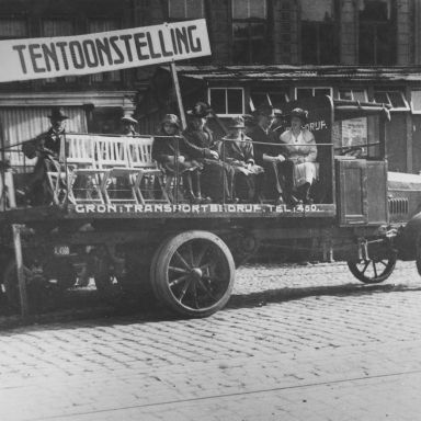 Kenteken: A 4360;  Hansa Lloyd, Vismarkt, viering 250-jarig Groningens Ontzet, 1922 (1785-23749)