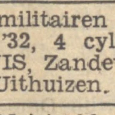 Kenteken: A 7853; Advertentie Nieuwsblad van het Noorden, 18-12-1939