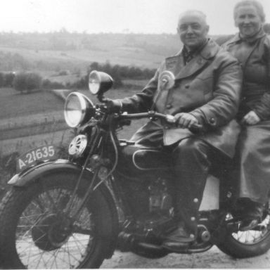 Kenteken: A 21635; Spa, België, jaren '50, foto: Th. Blink