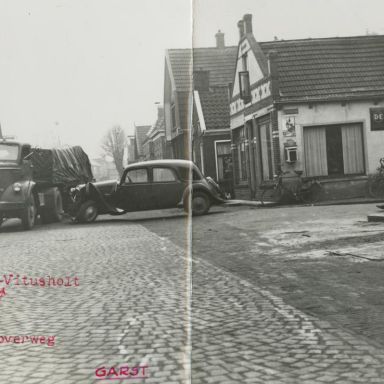 Kenteken: A 15995; Ongeluk Citroën TA en Diamond truck, foto uit archief Kantongerecht Winschoten (154-8_139)
