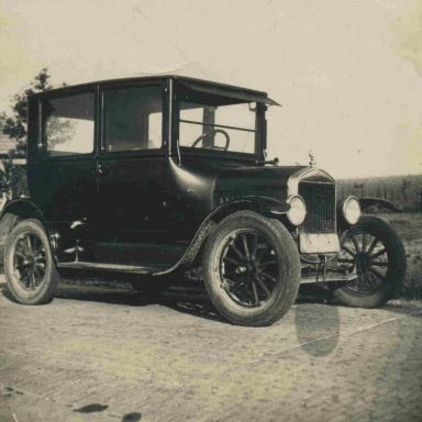 Kenteken: A 16051; Ford T, de 1e auto van F. Theijssen, foto: G. Kamphuis