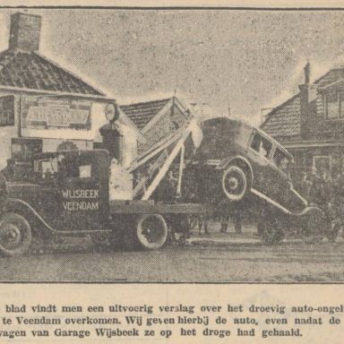 Kenteken: A 7786; Foto: De Noord-Ooster, 16-02-1933