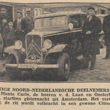 Kenteken: A 22376; Citroën, Nieuwsblad van het Noorden, 24-01-1934