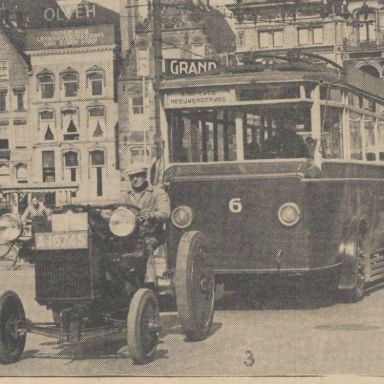 Kenteken: A 16745; Ford-trekker, Nieuwsblad van het Noorden, 19-4-1934
