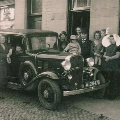 Kenteken: A 20478; Chevrolet, familiebezoek in Yerseke, Zeeland, foto: C. Luring-te Velde