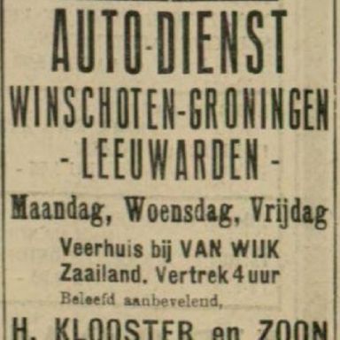 Kenteken: A 21539; Advertentie Leeuwarder Courant 10-02-1933, foto: H. E. Boonstra