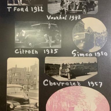 Kenteken: A 13388; Overzicht van alle automobielen van J.A. Huiser, foto: A. Huiser