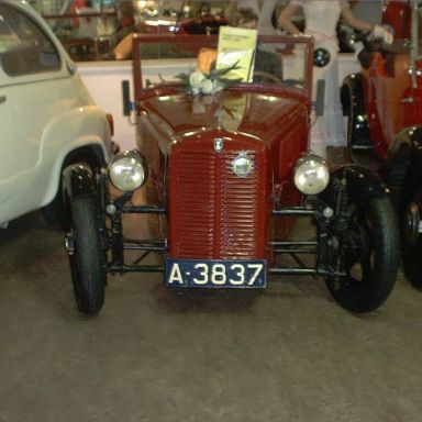 Kenteken: A 3837; De Framo driewieler in museum De Ronkel, foto: W. J. Nieboer