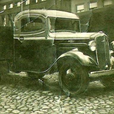Kenteken: A 25625; Chevrolet, de eerste vrachtwagen van Nijdam,  foto: F. Wijbenga