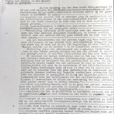 Kenteken: A 23941; Poces verbaal mislukte overval met Citroën, 03-03-1944, foto: E. Zwerver