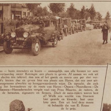 Kenteken: A 7903; "Het Noorden in Woord en Beeld" 12-09-1930
