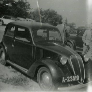 Kenteken: A 23519; Fiat Topolino,  Noordwijk aan Zee 1939, foto: E. Boerma