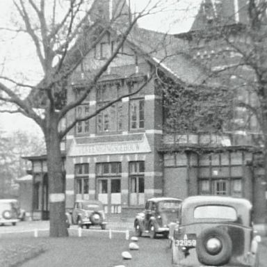 Kenteken: A 32959; Chevrolet, Hengelo, foto: still uit de film "De Commerciële Club Groningen" J. Thie, 1949 coll. GrA (2209-AV0535)