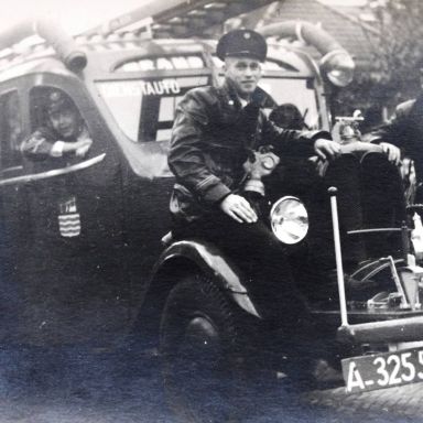 Kenteken: A 32556; Citroën, 1945, foto: Brandweermuseum Hoogezand Sappemeer, mevr. Dijkman