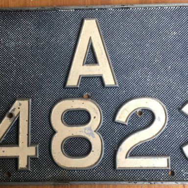 Kenteken: A 14823; foto: W. J. Buter