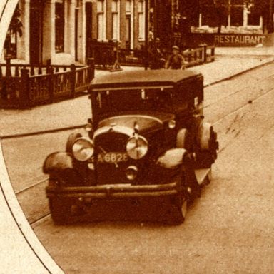 Kenteken: A 6828; Dodge,  foto: "Het Noorden in Woord en Beeld" 12-06-1931