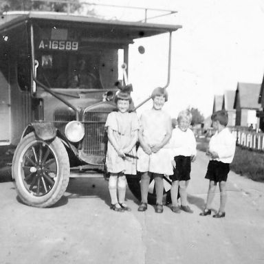 Kenteken: A 16589; Ford T, foto: archief W. Mollema