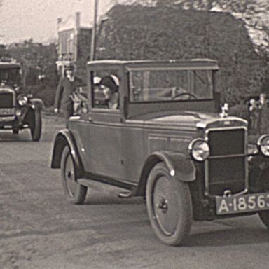 Kenteken: A 18563; Hanomag, Stinswei, Feanwâlden, 1931, foto: Still uit GAVA-film AV14352