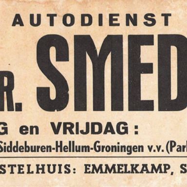 Kenteken: A 14705; Bodebord Gebr. Smedes, foto: A. Smedes
