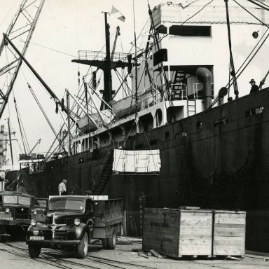 Kenteken: A 4359; Haven Rotterdam ca. 1950