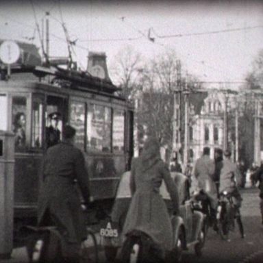 Kenteken: A 6085; Fiat Topolino, 1950, foto: Still uit GAVA-film AV1313