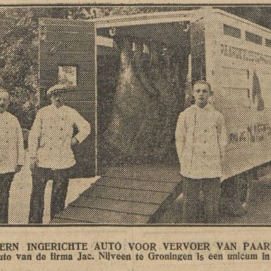 Kenteken: A 12109; Chevrolet, Nieuwsblad van het Noorden, 20-07-1926