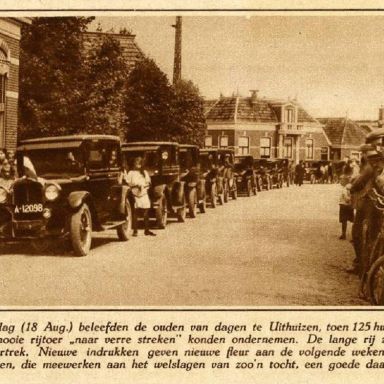 Kenteken: A 12098; Pontiac, foto: "Het Noorden in Woord en Beeld" 30-08-1929